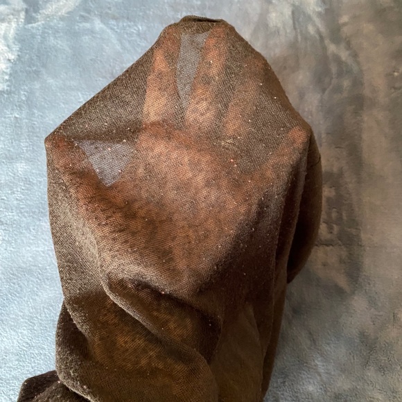 Dex Black Drape Front Linen Top - Picture 9 of 12